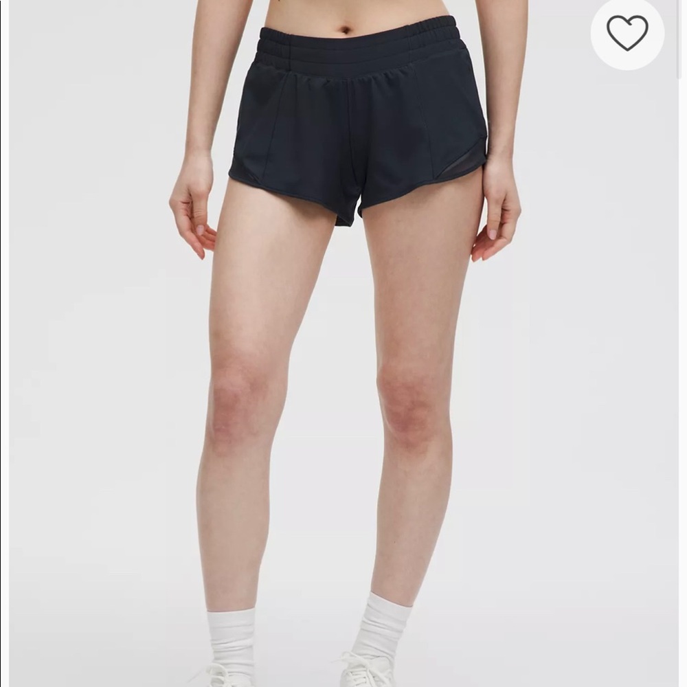 LULULEMON Navy Blue Hotty Hot Shorts